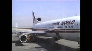 TWA L1011 takeoff flight amp landing STL  PHX 1991 [upl. by Rovit]