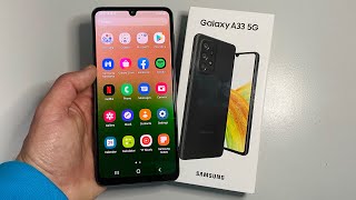 Unboxing Samsung Galaxy A33 5G Black SM A336 [upl. by Fan216]