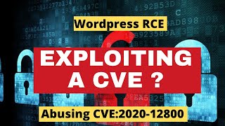 How to Exploit a CVE Remote Code Execution CVE  WordPress RCE CVE 202012800 Example Explained🔥 [upl. by Heppman]