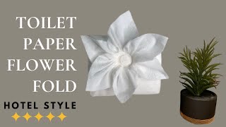 Toilet Paper FlowerCute amp Easy to make [upl. by Herrod606]