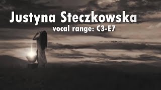 Justyna Steczkowska  vocal range C3E7 [upl. by Mic]