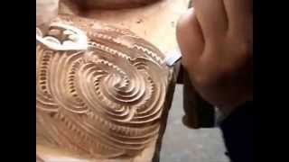 wood carving Maori wood carving [upl. by Padraic]