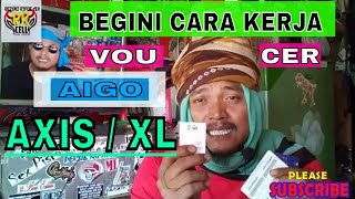 BEGINI CARA KERJA KUOTA INTERNET AXIS AIGO 1GB 2GB 3GB [upl. by Peednus730]