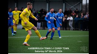 Harborough Town vs Corby Town 16 March 2024 [upl. by Akitahs]