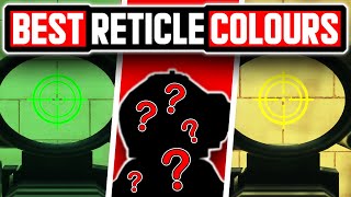 THE Top 5 Best RETICLE COLOURS for Rainbow Six Siege [upl. by Akoek]