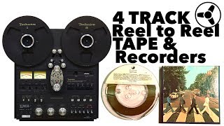 THE BEST SOUNDING FORMAT part I 4 Track Reel to Reel Tape amp Recorders [upl. by Ancalin]