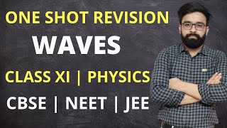 One Shot Revision  Waves  Class 11th Physics  CBSE  NEET [upl. by Ycnay425]