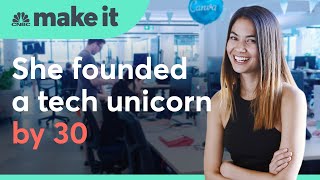 Canva She founded a unicorn by 30 Now shes taking on the tech giants  Make It International [upl. by Ahtram]