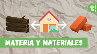 La Materia y Los Materiales diferencias y ejemplos [upl. by Kylila]