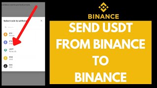 How to Send USDT From Binance to Binance  UPDATED  2022   Binance Tutorial [upl. by Jaan]