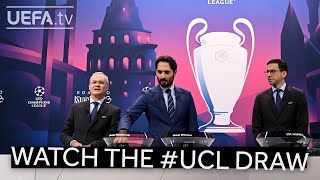 UEFA Champions League Round of 16 Draw [upl. by Chloras]