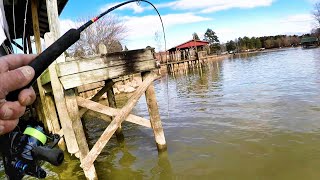 How To MAKE Crappie Bite Crappie Fishing With A Jig [upl. by Acnalb]