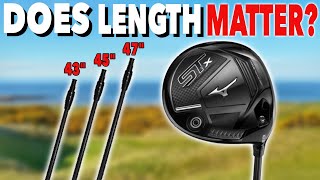 DOES IT MATTERDriver Shaft Length Test [upl. by Ydniw]