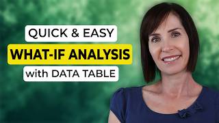 Excel WhatIf Analysis amp Data Tables  Easy Guide for Big Decisions [upl. by Eskil]