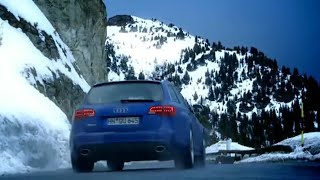 Audi RS6 vs Paraskier French Alps Race HQ  Top Gear [upl. by Charla]