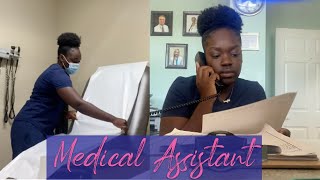 A Day in My Life as a Medical Assistant and Receptionist  Urgent Care [upl. by Leind]