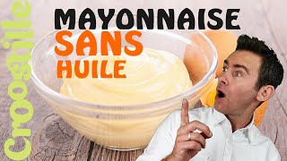 Mayonnaise SANS HUILE rapide [upl. by Anabelle926]