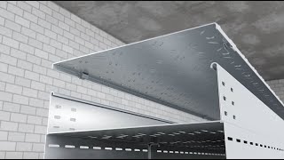 Mounting of BKRS Walkable Cable Tray System – OBO Bettermann [upl. by Rubel867]