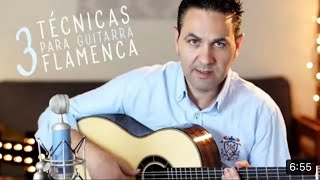 3 TÉCNICAS BÁSICAS PARA APRENDER GUITARRA FLAMENCA 🎸 Tutorial Jerónimo de Carmen [upl. by Monah]