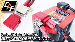 Upgrade battery terminal WITHOUT CUTTING the OEM wire  Knukonceptz Ultimate Battery Terminal [upl. by Calista]