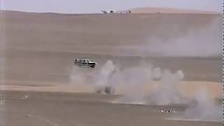 Mk19 Grenade Launcher vs Moving Jeep Kuwait 1999 [upl. by Woodhead679]