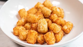 Air Fryer Frozen Tater Tots with Time amp Temp [upl. by Neeli]