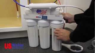 Reverse Osmosis Installation quotHow Toquot  US Water Systems [upl. by Adiesirb]