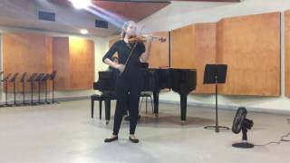 JB Accolay Violin Concerto No 1 in A minor by Rebecca Villalta [upl. by Darrelle683]