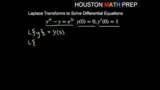 Using Laplace Transforms to Solve Differential Equations [upl. by Olracnaig]