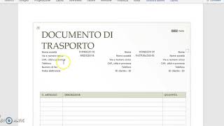 Documento di trasporto [upl. by Ahseikan376]