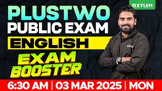 Plus Two Public Exam English  Exam Booster  Xylem Plus Two [upl. by Eenaej]