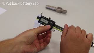 How to Replace a Mitutoyo Caliper Battery [upl. by Salter423]