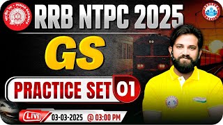 RRB NTPC GS Classes 2025  RRB NTPC GS Practice Set 01  GS for RRB NTPC  GS By Naveen Sir [upl. by Schnorr403]