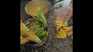 Kumro ful er bora recipe Pumpkin flower fries [upl. by Vedi]