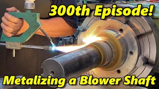 SNS 300 Spray Welding a Blower Shaft [upl. by Sibylle]