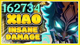 Xiao C0 Build Tips and Damage Showcase  Genshin Impact [upl. by Maggy589]