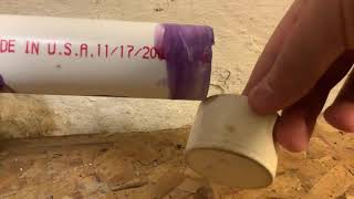 How to cap off a pvc pipe2021 [upl. by Cas268]