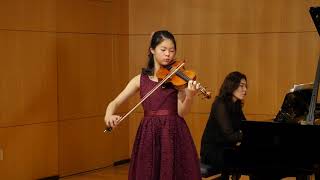 Violin Concerto No 1 in A minor by J B Accolay  Hana Tsai 11 yrs old [upl. by Aidile650]