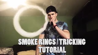 Vape Ring  Tricking Tutorial Cough Hand Pushes amp Jellyfish [upl. by Amando]