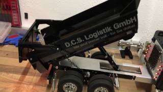 RC Tamiya King Hauler LKW Umbau Kipper  Mulde [upl. by Yaras]