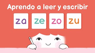 Aprender a leer las sílabas za ze zo zu [upl. by Dnalel]