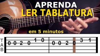 COMO LER TABLATURA  Aprenda em 5 Minutos [upl. by Hsirrap]