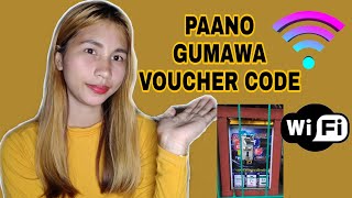 PAANO GUMAWA NG VOUCHER CODE  Vouchercode pisowifi wifi howto [upl. by Allenaj]