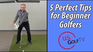 The 5 Best Tips for Beginner Golfers [upl. by Merle]