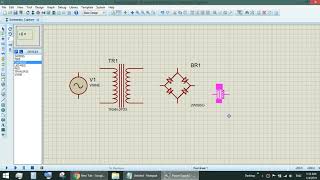 5V DC Power Supply using LM7805 Regulator Proteus Simulation [upl. by Notlih]