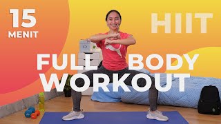 Olahraga di Rumah 15 Menit Bakar Lemak Seluruh Tubuh dengan HIIT Cardio Workout [upl. by Eiznikcm]