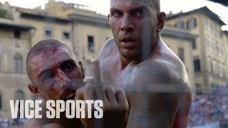 Bareknuckle Boxing Meets Rugby in Calcio Storico What the Hell is That Sport [upl. by Nahtnoj183]