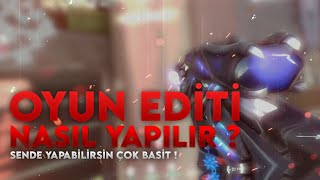 Oyun editi nasıl yapılır   ÇOK KOLAY Bİ ŞEKİLDE SHAKELİ OYUN EDİTİ YAPMAK [upl. by Aivartal]