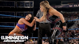 Nikki Bella vs Natalya Elimination Chamber 2017 WWE Network Exclusive [upl. by Otes]