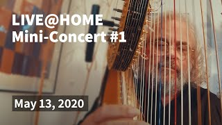 Andreas Vollenweider  LIVEHOME  MiniConcert 1 [upl. by Lontson]